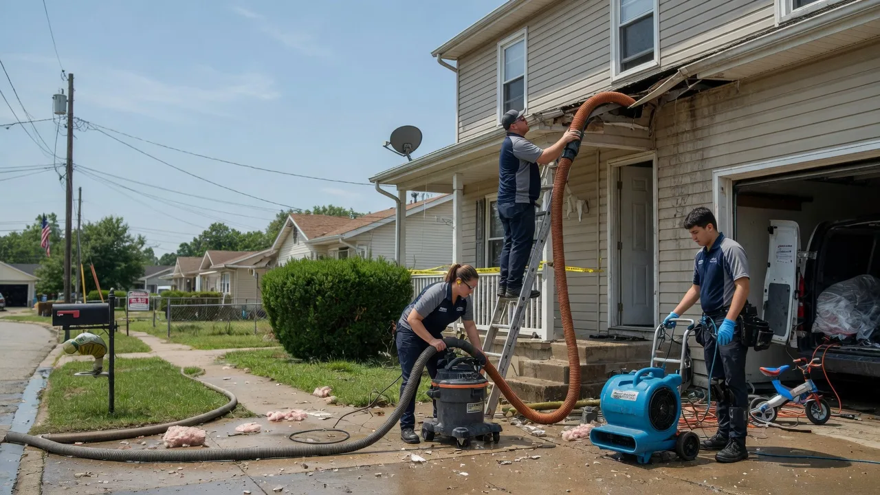 Water Damage Restoration in Opdyke, IL near me